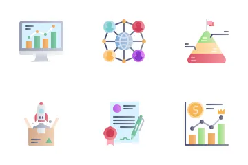 Gestão de negócios Pacote de Ícones