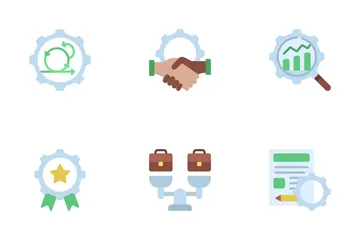 Gestão de negócios Icon Pack
