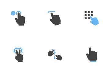 Gestes tactiles Pack d'Icônes