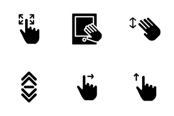 Gestes tactiles Pack d'Icônes