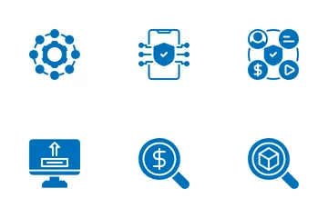 Gestión de activos digitales Paquete de Iconos