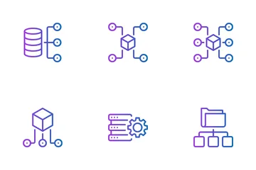 Gestión de datos Paquete de Iconos