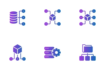 Gestión de datos Paquete de Iconos