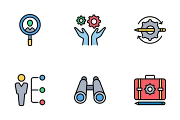Gestión de datos Paquete de Iconos