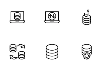 Gestión de datos Paquete de Iconos