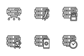 Gestión de datos Paquete de Iconos