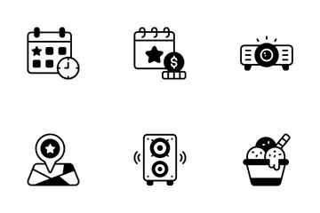 Gestión de eventos Paquete de Iconos