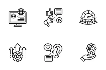 Gestion de la réputation Pack d'Icônes