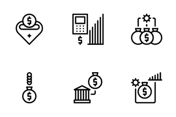 Gestion de l'argent Pack d'Icônes