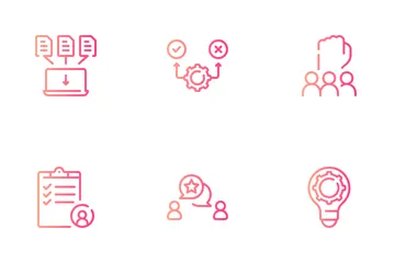 Gestión de los interesados Paquete de Iconos