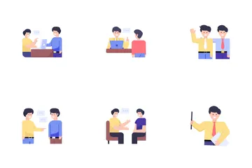 Gestión de Negocios y Proyectos Paquete de Iconos