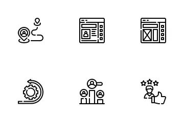 Gestión de productos Paquete de Iconos