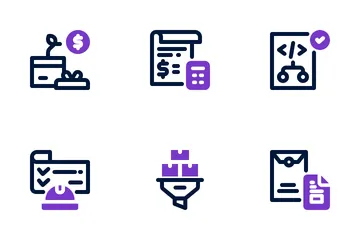 Gestion de projet Icon Pack