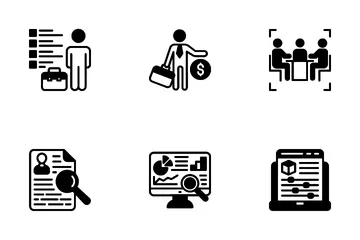 Gestión de proyectos y tiempo Paquete de Iconos