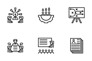 Gestion d'équipe Pack d'Icônes