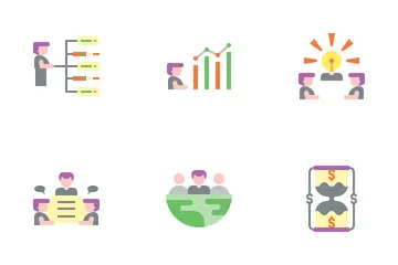 Gestion d'équipe Pack d'Icônes