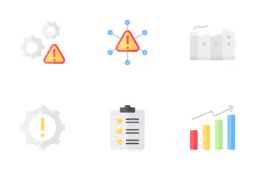 Gestion des risques Pack d'Icônes