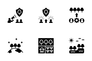 Gestion durable des forêts Pack d'Icônes
