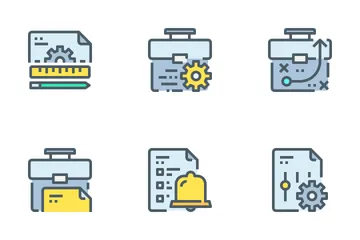 Administración de Empresas Paquete de Iconos