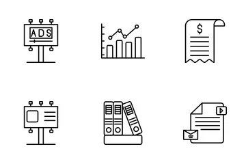 Administración de Empresas Paquete de Iconos