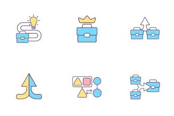 Administración de Empresas Paquete de Iconos