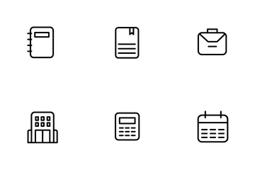 Administración de Empresas Paquete de Iconos