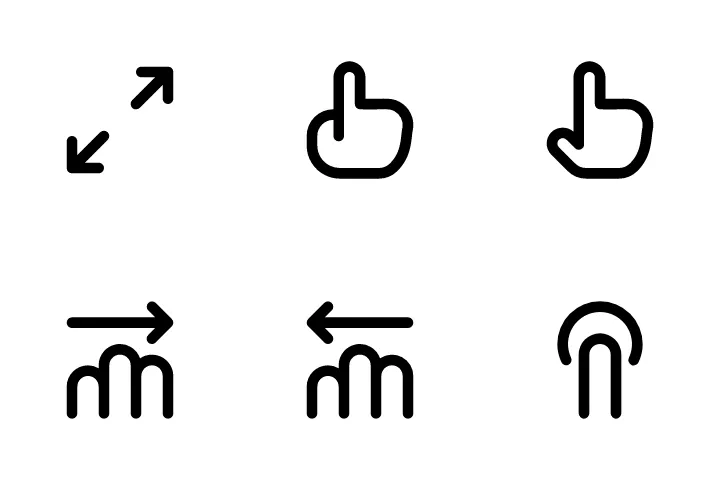 2,367 Gesture Icon Packs - Free in SVG, PNG, ICO - IconScout