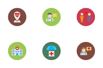 Gesundheit und Pflege Icon Pack