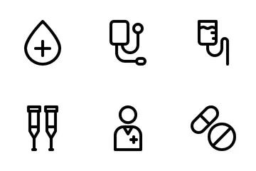 Gesundheitspflege Symbolpack