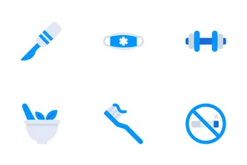 Gesundheitswesen und Medizin Symbolpack
