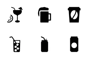 Trinken Vektor-Icons Icon Pack