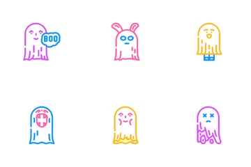 Ghost Halloween Scary Spooky Icon Pack