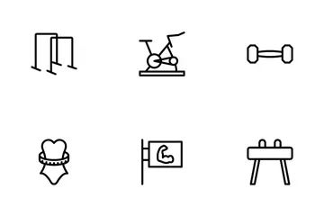 Gimnasia Paquete de Iconos