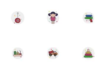 Giocattoli per bambini Icon Pack