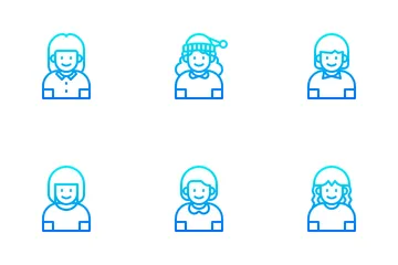 Girl Avatar Icon Pack