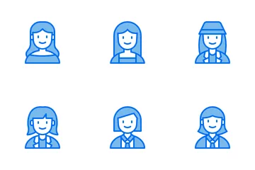 Girl Avatar Icon Pack