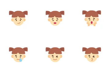 Girl Emoji Icon Pack