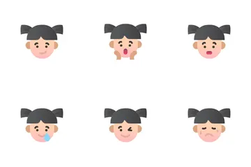 Girl Emoji Icon Pack