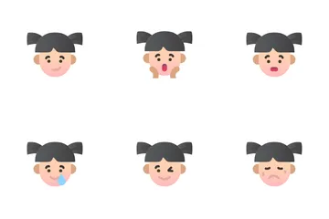 Girl Emoji Icon Pack