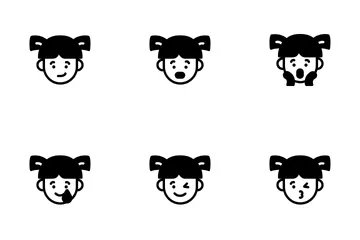 Girl Emoji Icon Pack