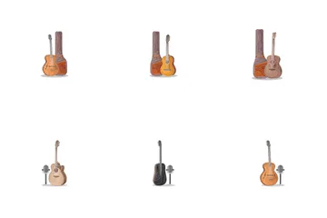 Gitarre Icon Pack