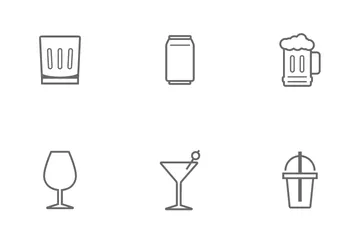 Glass And Beverage Icon Pack