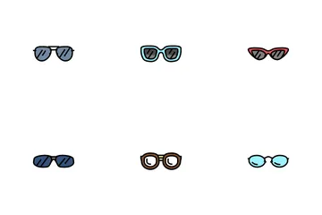 Glasses Optical Style Frame Icon Pack