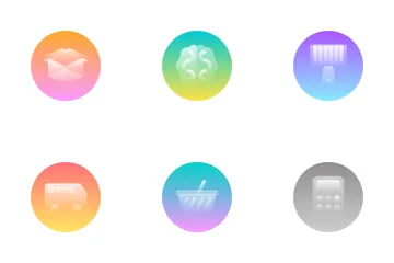 Glassy Gradient Sey Icon Pack