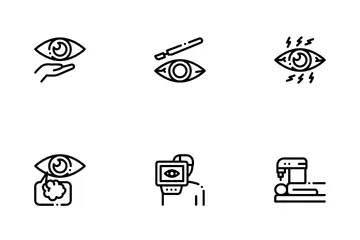 Glaucoma Ophthalmology Icon Pack