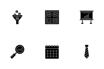 Glifo de Negócios - 3 Parte 6 Pacote de Ícones