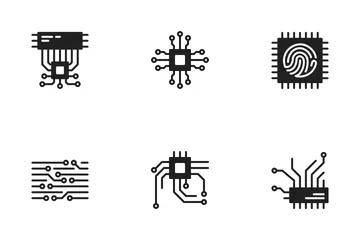 Glifo - Electrónica Paquete de Iconos