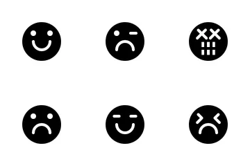 Glifo emoji Paquete de Iconos