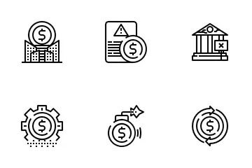 Global Financial Crisis Icon Pack