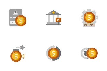 Global Financial Crisis Icon Pack